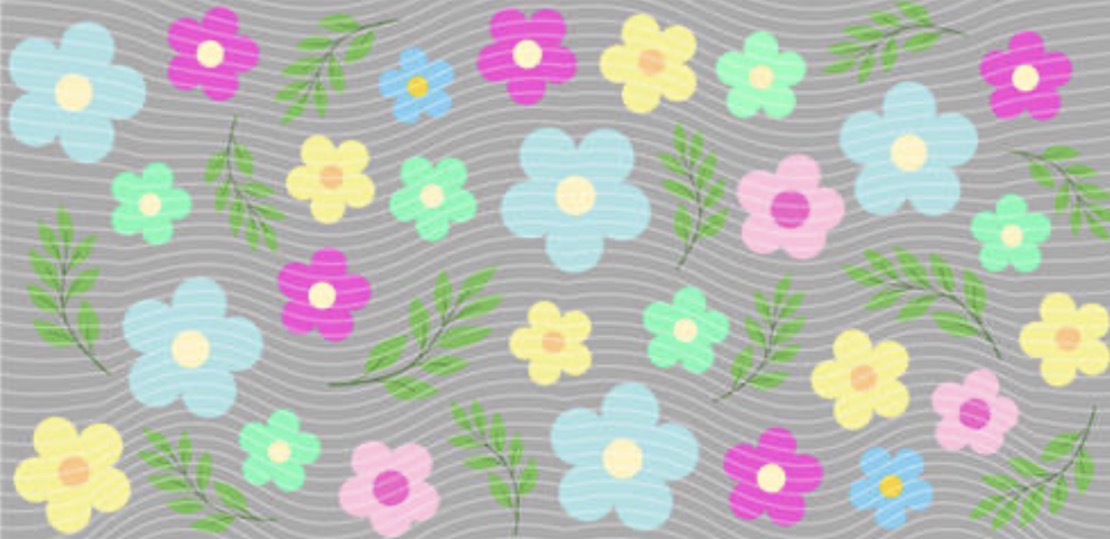 pastel flowers
