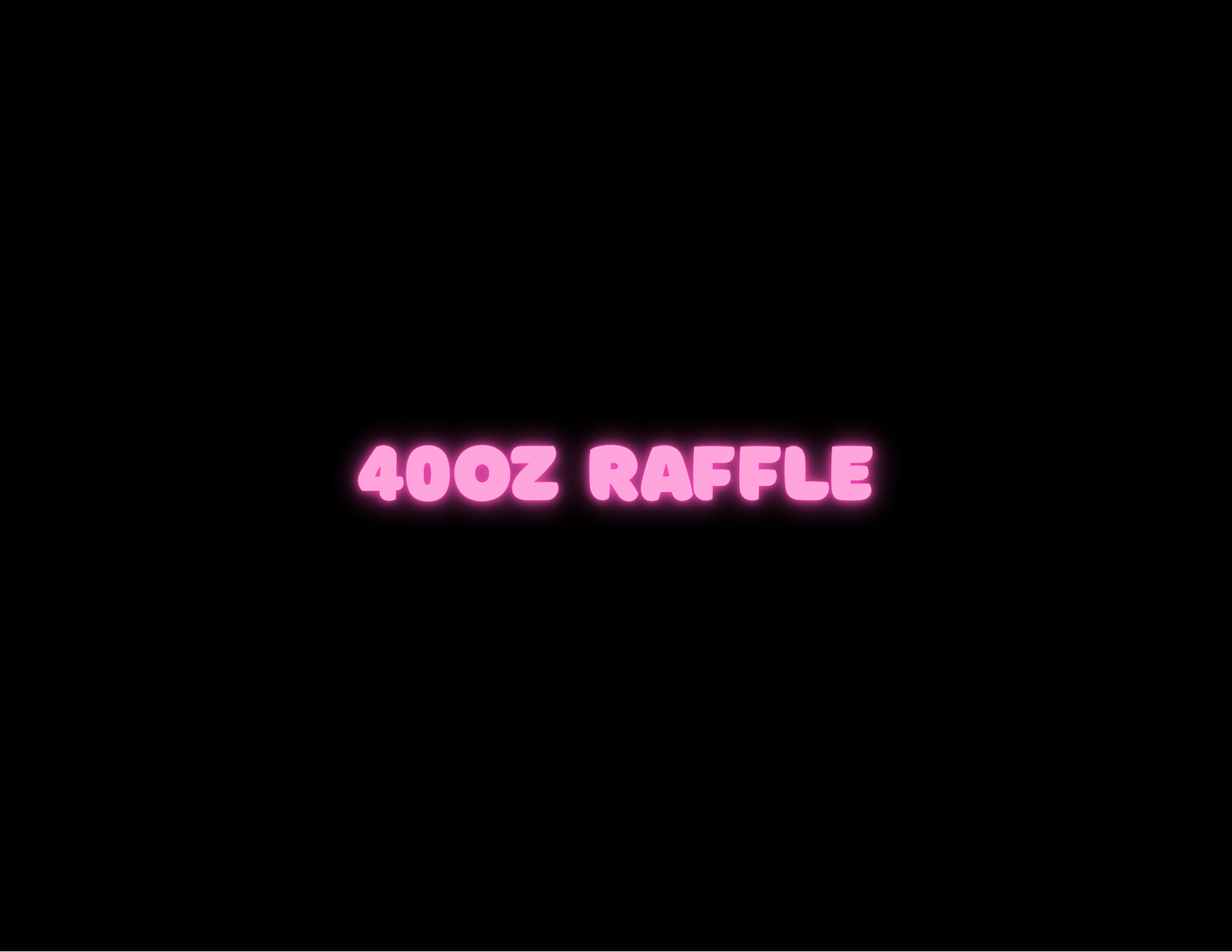 400z tumbler raffle