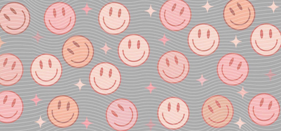 pink smiley face