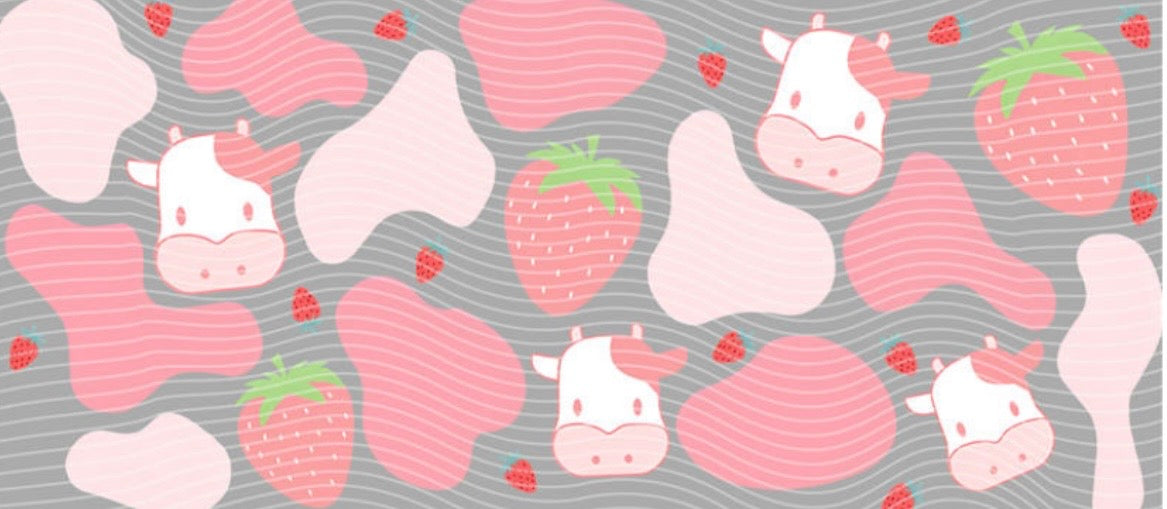 pink cow print