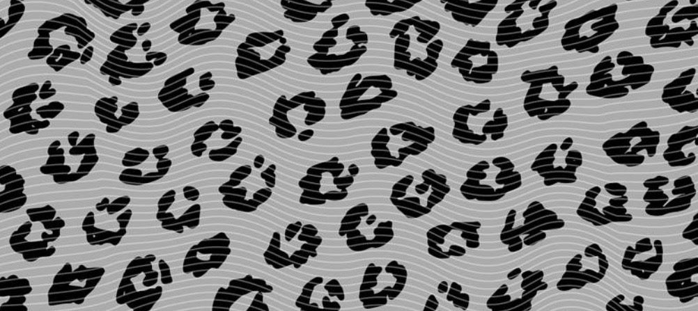 black leopard print