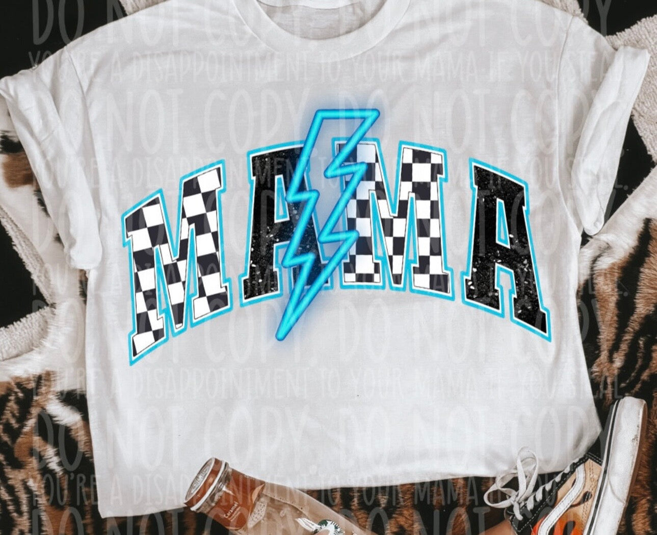 neon blue mama