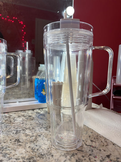 30oz snowglobe tumbler