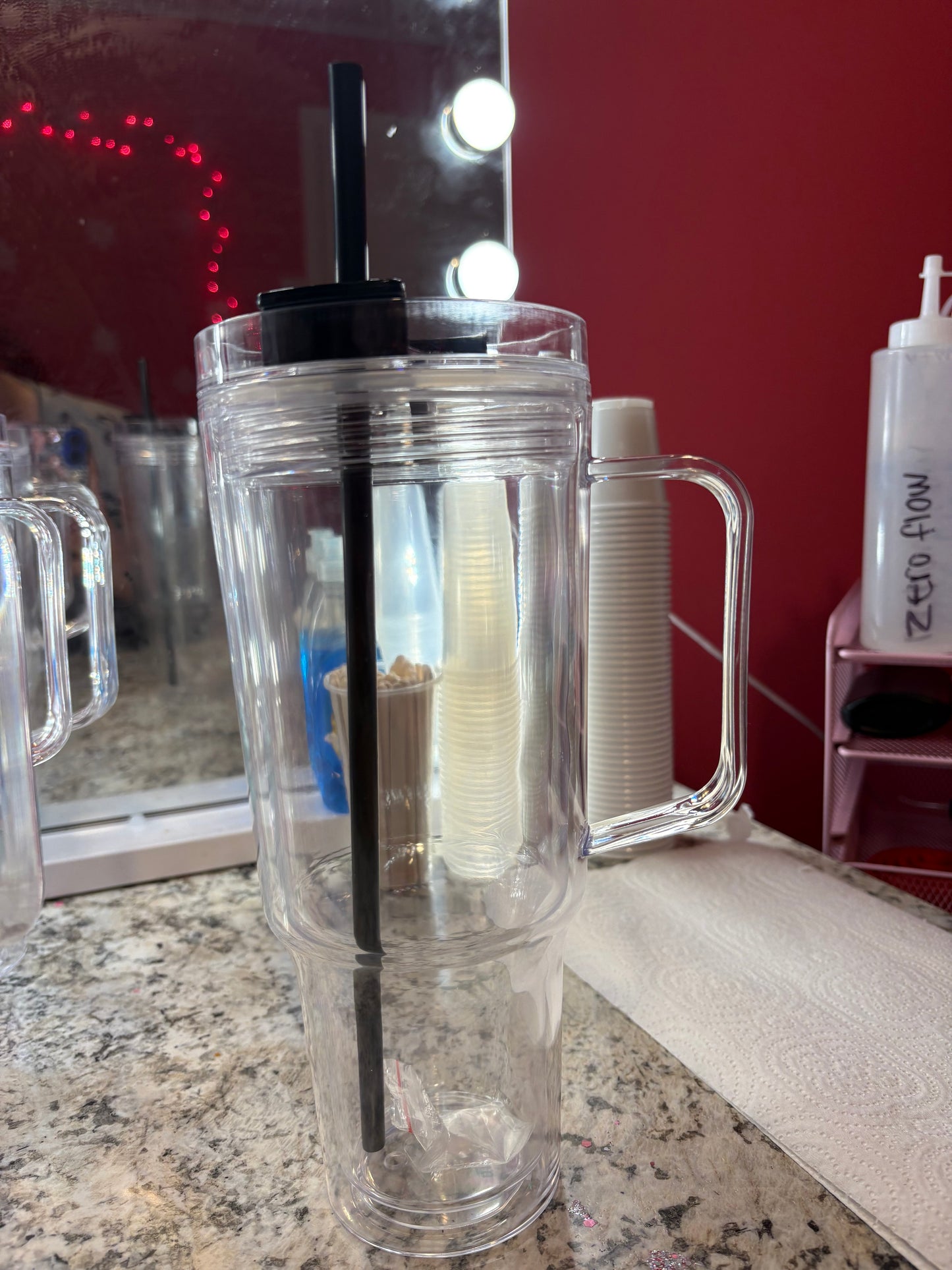 30oz snowglobe tumbler