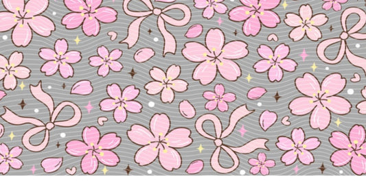 light pink bows