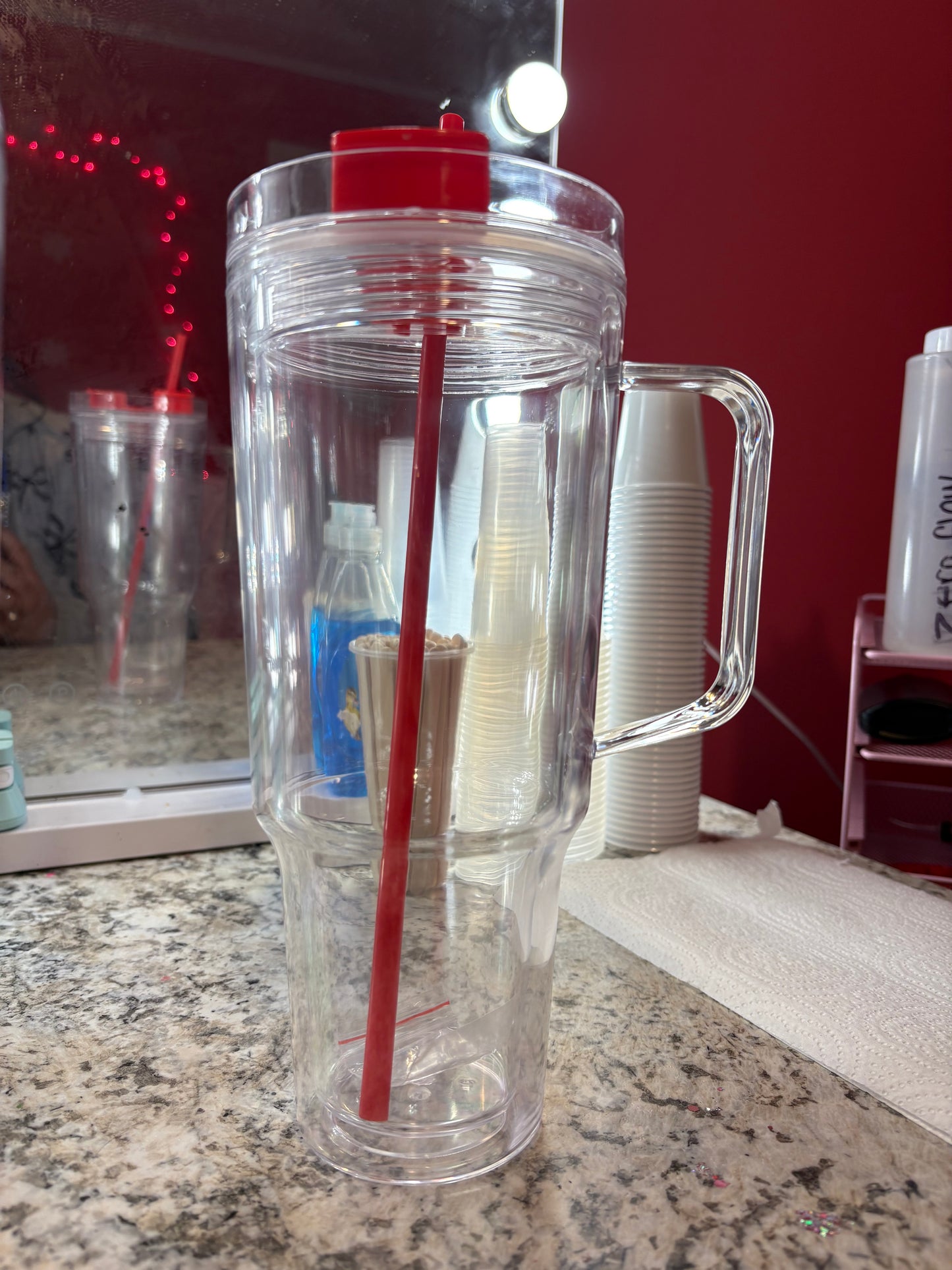 30oz snowglobe tumbler