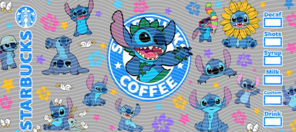 stitch starbies