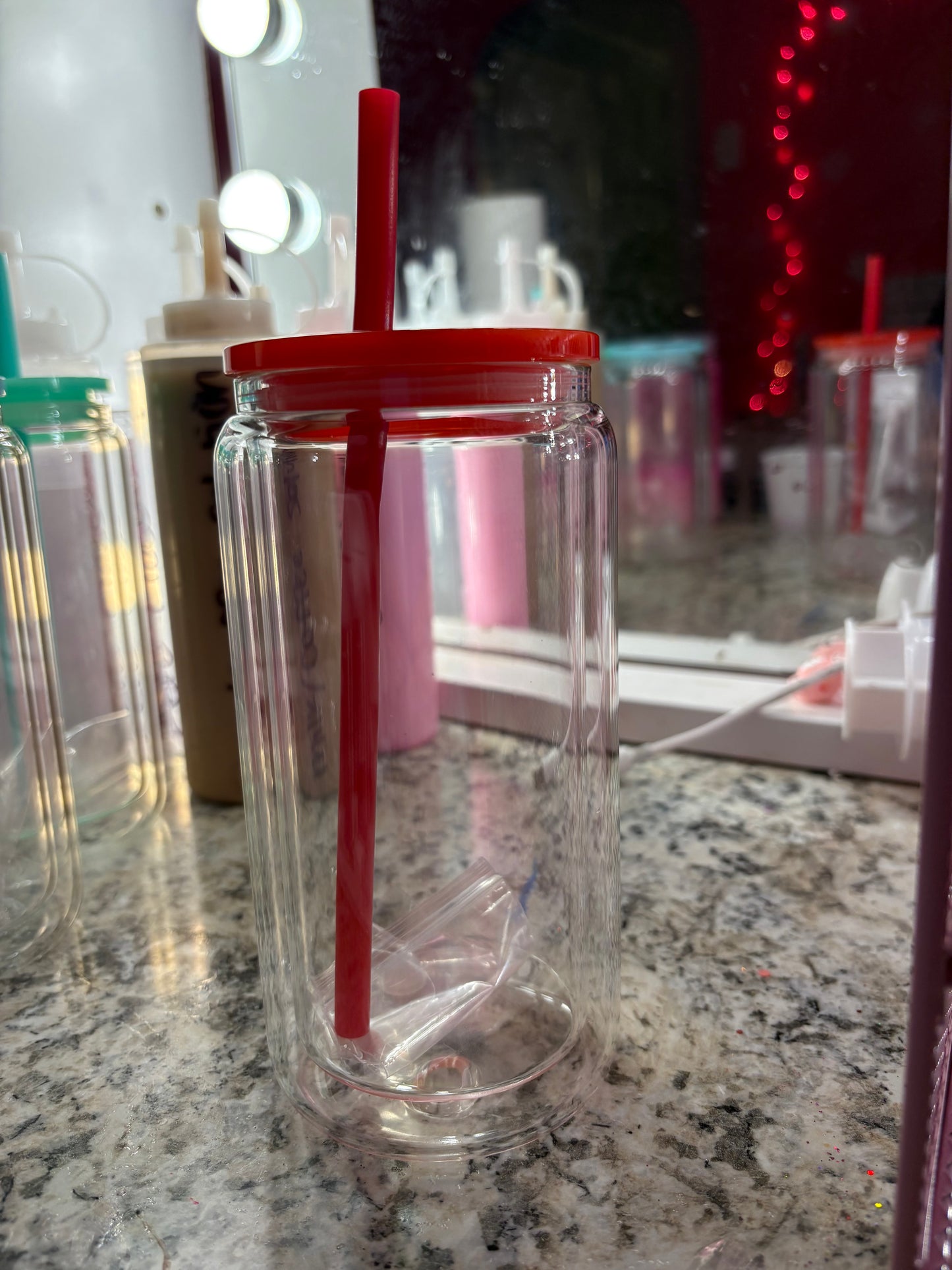 16oz glass snowglobe