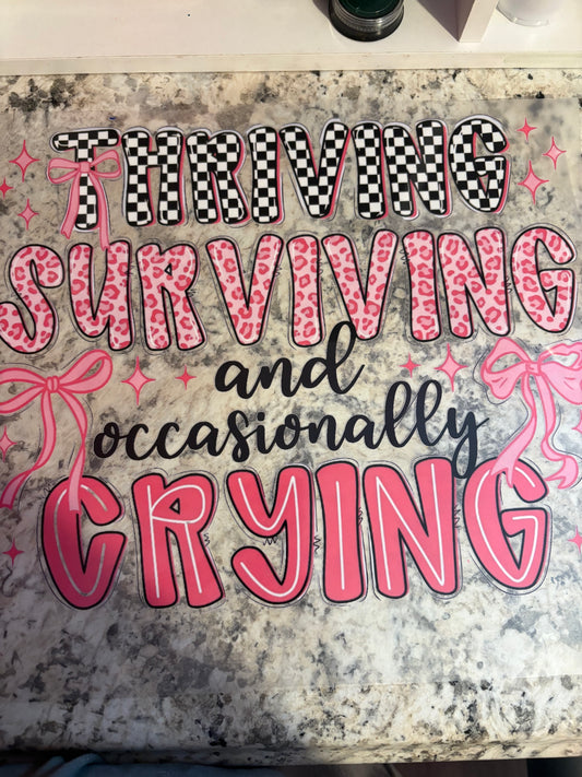 thriving & crying