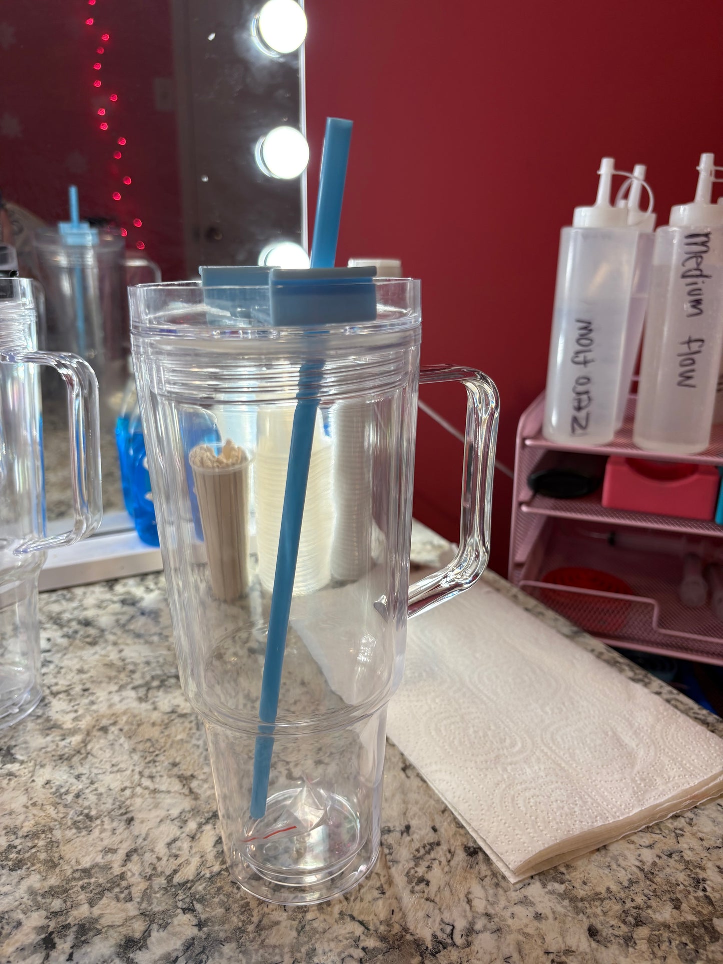 30oz snowglobe tumbler