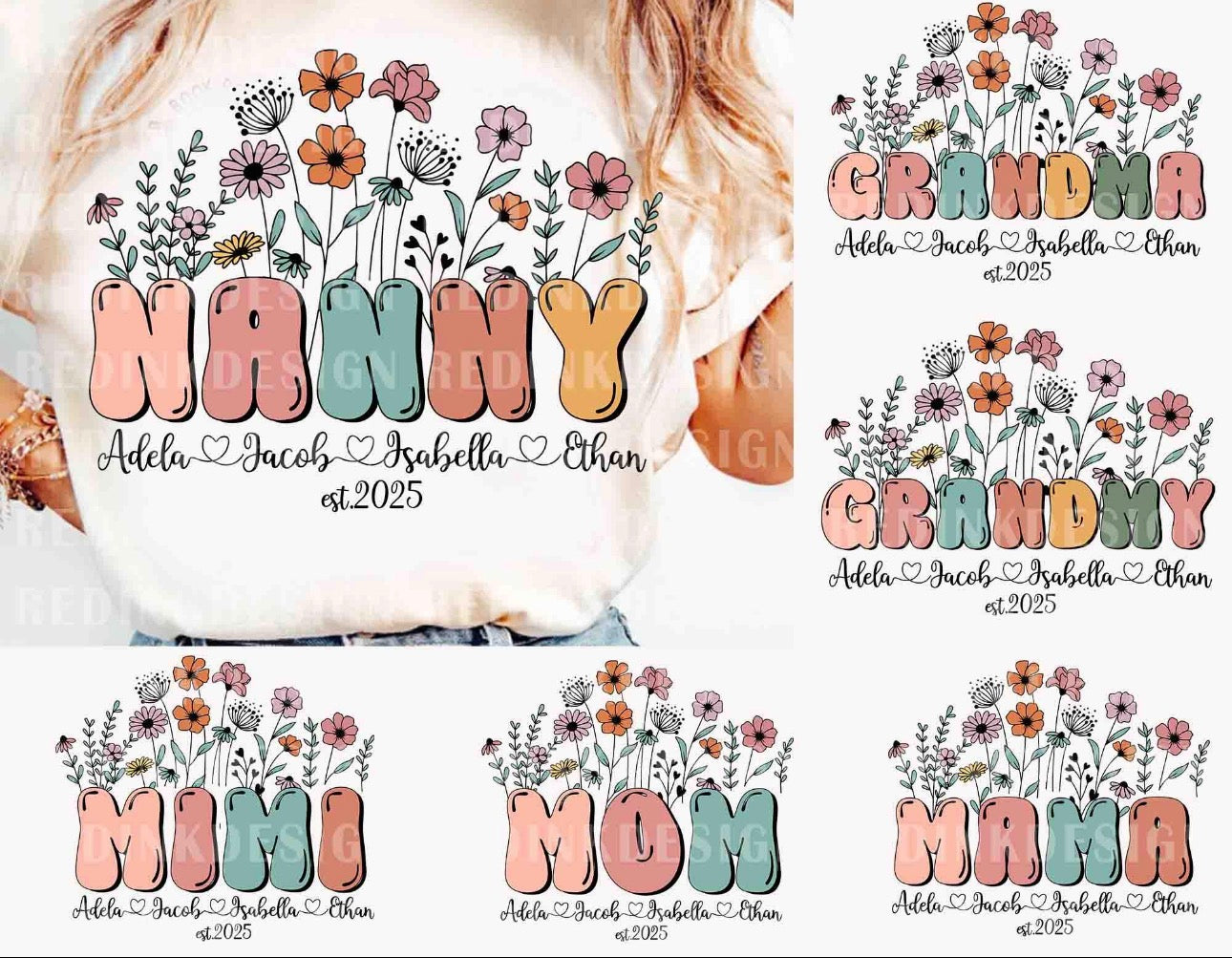 flowers & name