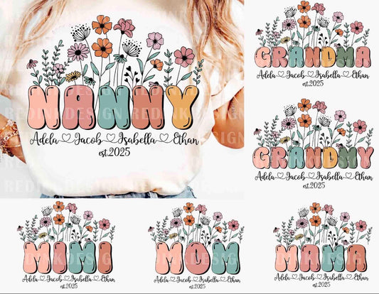 flowers & name