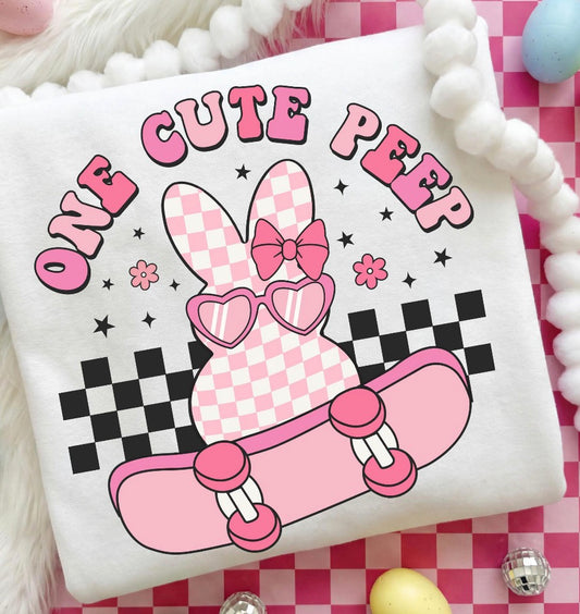 cute peep pink