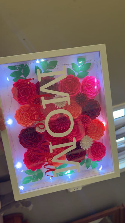 flower shadow box