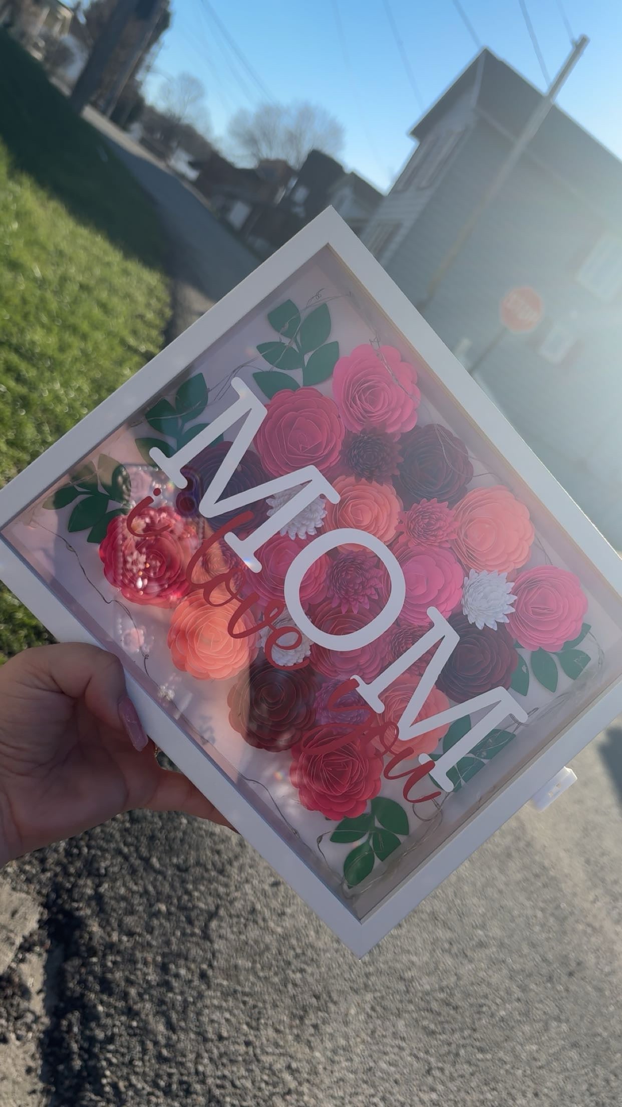 flower shadow box