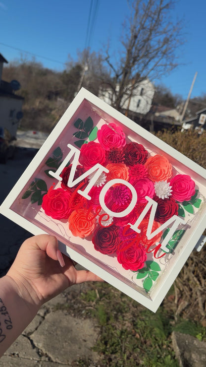 flower shadow box