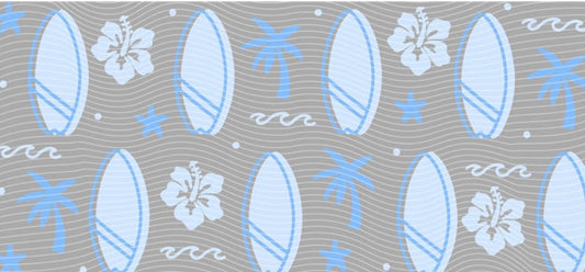 blue surfboard